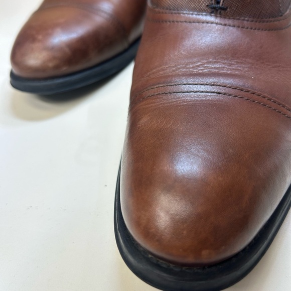 Ted Baker Brown Leather Oxfords with Blue Laces main image 7